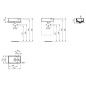 Ideal Standard Strada II - Lave-mains 450x270 mm, 1 trou pour robinet à droite, avec Ideal Plus, blanc T2994MA
