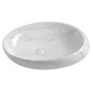 Sapho Dalma - Vasque, diamètre 420 mm, sans trop-plein, sans trou pour robinetterie, carrare MM317 Sapho Dalma - Vasque, diamètre 420 mm, sans trop-plein, sans trou pour robinetterie, carrare MM317