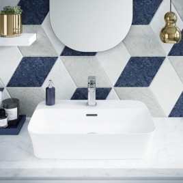 Ideal Standard Ipalyss - Vasque, 550x380 mm, avec trop-plein, un trou pour robinetterie, blanc E207701