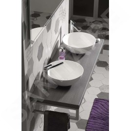 Sapho Thin - Vasque 390x145 mm, blanc mat WN185
