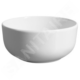 Sapho Lavabos - Vasque à poser, diamètre 33 cm, sans trop-plein, blanc TU0077