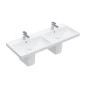 Villeroy & Boch Avento - Meuble double vasque 1200x470 mm, avec trop-plein, 2 trous de robinetterie, blanc alpin 4A23CK01 Villeroy & Boch Avento - Meuble double vasque 1200x470 mm, avec trop-plein, 2 trous de robinetterie, blanc alpin 4A23CK01