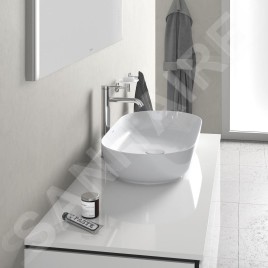 Duravit Luv - Vasque 800x400 mm, DuraCeram, avec WonderGliss, blanc alpin 03798000001