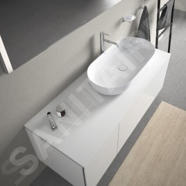 Duravit Luv - Vasque 800x400 mm, DuraCeram, avec WonderGliss, blanc alpin 03798000001