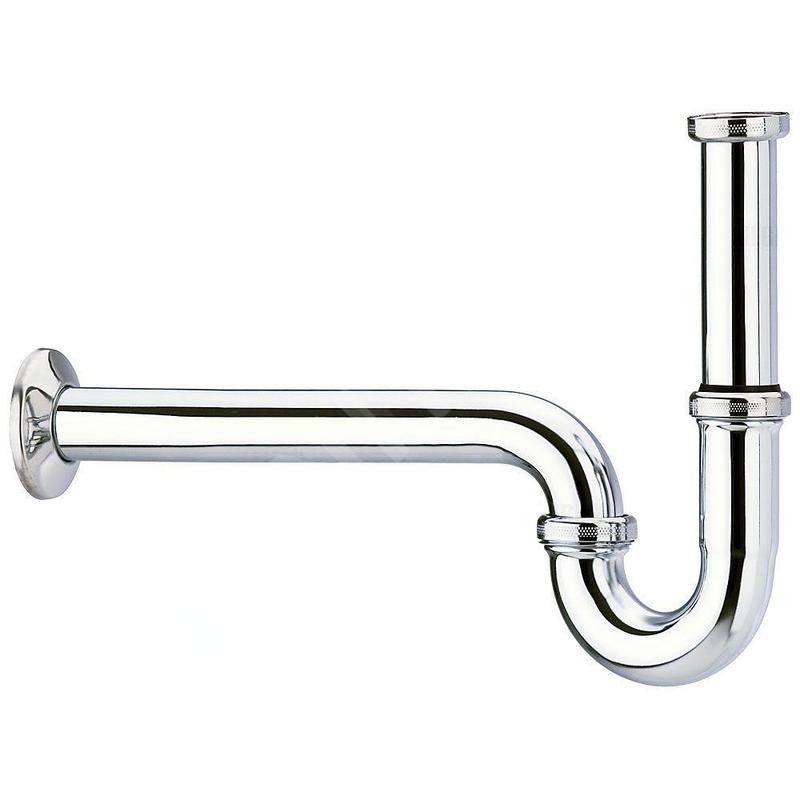 Hansgrohe Siphons - Siphon tube à montage facile, chrome 53010000 Hansgrohe Siphons - Siphon tube à montage facile, chrome 53010000
