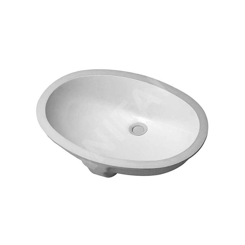 Duravit Santosa - Lavabo avec trop-plein, diamètre 510 mm, blanc 0466510000 Duravit Santosa - Lavabo avec trop-plein, diamètre 510 mm, blanc 0466510000