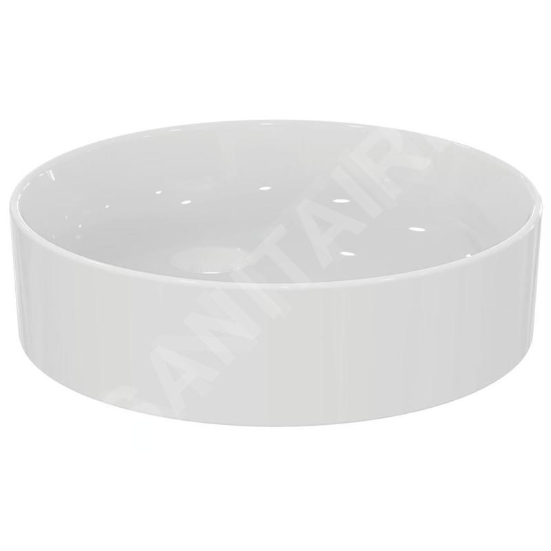 Ideal Standard Conca Ceram - Vasque, diamètre 450 mm, sans trop-plein, blanc T369601 Ideal Standard Conca Ceram - Vasque, diamètre 450 mm, sans trop-plein, blanc T369601