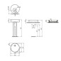Ideal Standard Conca Ceram - Vasque, diamètre 450 mm, sans trop-plein, blanc T369601 Ideal Standard Conca Ceram - Vasque, diamètre 450 mm, sans trop-plein, blanc T369601