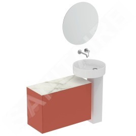 Ideal Standard Conca Ceram - Vasque, diamètre 450 mm, sans trop-plein, blanc T369601
