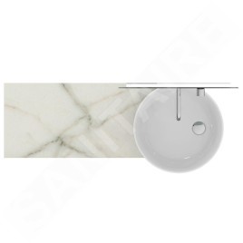 Ideal Standard Conca Ceram - Vasque, diamètre 450 mm, sans trop-plein, blanc T369601