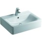 Ideal Standard Connect - Lavabo Cube , 600x460x175 mm, un trou pour mitigeur, blanc E714101 Ideal Standard Connect - Lavabo Cube , 600x460x175 mm, un trou pour mitigeur, blanc E714101