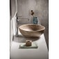 Sapho Priori - Lavabo en céramique, diamètre 420 mm, marron avec motif PI010 Sapho Priori - Lavabo en céramique, diamètre 420 mm, marron avec motif PI010