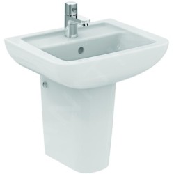 Ideal Standard Eurovit - Lave-mains 450x360x170 mm, un trou pour mitigeur, blanc K284801