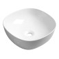 Sapho Lavabos - Lavabo Moro 420x420 mm, sans trou pour robinet, sans trop-plein, blanc AR420 Sapho Lavabos - Lavabo Moro 420x420 mm, sans trou pour robinet, sans trop-plein, blanc AR420