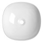 Sapho Lavabos - Lavabo Moro 420x420 mm, sans trou pour robinet, sans trop-plein, blanc AR420 Sapho Lavabos - Lavabo Moro 420x420 mm, sans trou pour robinet, sans trop-plein, blanc AR420
