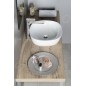 Sapho Lavabos - Lavabo Moro 420x420 mm, sans trou pour robinet, sans trop-plein, blanc AR420 Sapho Lavabos - Lavabo Moro 420x420 mm, sans trou pour robinet, sans trop-plein, blanc AR420