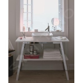 Duravit Cape Cod - Lavabo 460x460 mm, avec 1 trou pour robinetterie, DuraCeram, WonderGliss, blanc 23404600001