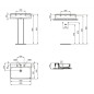 Ideal Standard Conca Ceram - Lavabo à poser 600x450 mm, avec trop-plein, 3 trous pour robinet, blanc T381901 Ideal Standard Conca Ceram - Lavabo à poser 600x450 mm, avec trop-plein, 3 trous pour robinet, blanc T381901