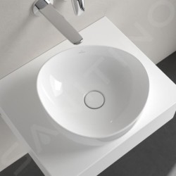 Villeroy & Boch Antao - Vasque à poser, 40x40 cm, CeramicPlus, blanc alpin 4A7240R1
