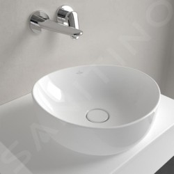 Villeroy & Boch Antao - Vasque à poser, 40x40 cm, CeramicPlus, blanc alpin 4A7240R1