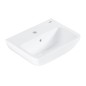 Grohe Start Edge - Lave-mains 450x350 mm, avec trop-plein, avec trou pour robinetterie, blanc alpin 39953000