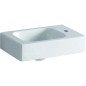 Geberit iCon - Lave-mains sans trop-plein avec trou à droite, 380x280 mm, blanc 124736000