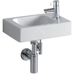 Geberit iCon - Lave-mains sans trop-plein avec trou à droite, 380x280 mm, blanc 124736000