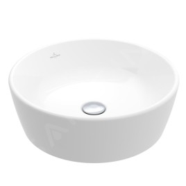 Villeroy & Boch Architectura - Vasque à poser, diamètre 450 mm, avec trop-plein, blanc alpin 5A254501
