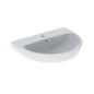 Geberit Selnova - Lavabo 650x500 mm, avec un trou de robinetterie, avec trop-plein, blanc 500.297.01.7 Geberit Selnova - Lavabo 650x500 mm, avec un trou de robinetterie, avec trop-plein, blanc 500.297.01.7