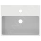 Ideal Standard Extra - Lave-main 450x350 mm, avec trop-plein, trou pour robinet , blanc T373201