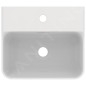 Ideal Standard Conca Ceram - Lave-main à poser 400x350 mm, avec trop-plein, trou pour robinet, blanc T387601