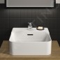 Ideal Standard Conca Ceram - Lave-main à poser 400x350 mm, avec trop-plein, trou pour robinet, blanc T387601