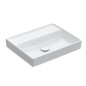 Villeroy & Boch Collaro - Meuble lavabo 600x470 mm, sans trop-plein, sans trou de robinetterie, CeramicPlus, blanc alpin