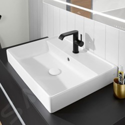 Villeroy & Boch Collaro - Meuble lavabo 600x470 mm, avec trop-plein, trou de robinetterie, blanc alpin 4A336G01