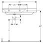 Geberit Xeno 2 - Lavabo 900x480 mm, avec 1 trou, sans trop-plein, avec plage de dépose à droite, avec KeraTect, blanc Geberit Xeno 2 - Lavabo 900x480 mm, avec 1 trou, sans trop-plein, avec plage de dépose à droite, avec KeraTect, blanc