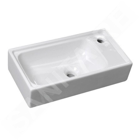 Sapho Small - Lave-mains Orion, 505x265 mm, sans trop-plein, blanc 7045