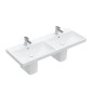 Villeroy & Boch Avento - Meuble double vasque 1200x470 mm, avec trop-plein, 2 trous de robinetterie, CeramicPlus, blanc alpin Villeroy & Boch Avento - Meuble double vasque 1200x470 mm, avec trop-plein, 2 trous de robinetterie, CeramicPlus, blanc alpin