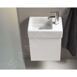 Duravit Vero Air - Lave-mains 380x250 mm, sans trop-plein, trou pour robinetterie à droite, blanc 0724380000