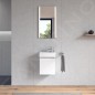 Duravit Vero Air - Lave-mains 380x250 mm, sans trop-plein, trou pour robinetterie à droite, blanc 0724380000