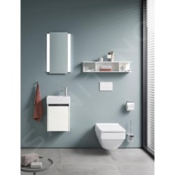 Duravit Vero Air - Lave-mains 380x250 mm, sans trop-plein, trou pour robinetterie à droite, blanc 0724380000