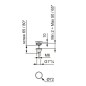 Ideal Standard Ipalyss - Bonde non refermable, noir mat E2114V3 Ideal Standard Ipalyss - Bonde non refermable, noir mat E2114V3