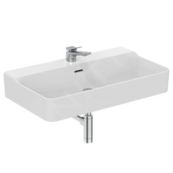 Ideal Standard Conca Ceram - Lavabo 800x450 mm, avec trop-plein, trou pour robinet, blanc T369201