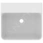 Ideal Standard Conca Ceram - Lavabo 500x450 mm, avec trop-plein, sans trou pour robinet, blanc T378401 Ideal Standard Conca Ceram - Lavabo 500x450 mm, avec trop-plein, sans trou pour robinet, blanc T378401