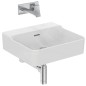 Ideal Standard Conca Ceram - Lavabo 500x450 mm, avec trop-plein, sans trou pour robinet, blanc T378401 Ideal Standard Conca Ceram - Lavabo 500x450 mm, avec trop-plein, sans trou pour robinet, blanc T378401