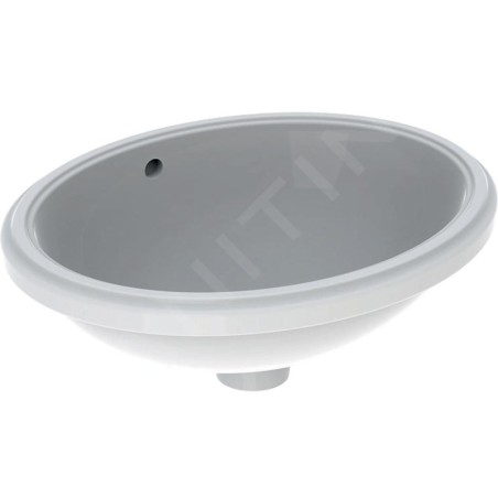 Geberit VariForm - Vasque à encastrer 480x420 mm, avec trop-plein, blanc 500.748.01.2