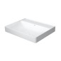 Duravit DuraSquare - Vasque 600x470 mm, sans trop-plein, sans trou pour robinet, blanc 2354600070 Duravit DuraSquare - Vasque 600x470 mm, sans trop-plein, sans trou pour robinet, blanc 2354600070