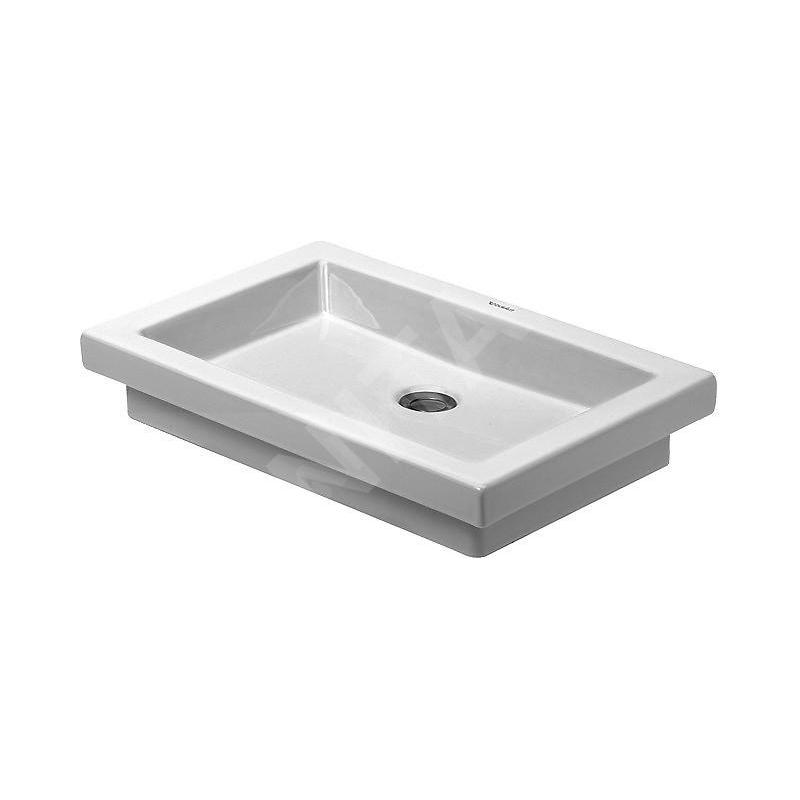 Duravit 2nd floor - Lavabo sans trou sans trop-plein, 580 mm x 415 mm, blanc- lavabo 0317580029 Duravit 2nd floor - Lavabo sans trou sans trop-plein, 580 mm x 415 mm, blanc- lavabo 0317580029