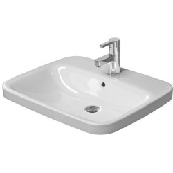Duravit DuraStyle - Meuble-lavabo 615x495 mm, avec un trou pour robinetterie, blanc 0374620000