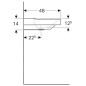 Geberit Xeno 2 - Lavabo, 1200x480 mm, avec Keratect, blanc 500.550.01.1 Geberit Xeno 2 - Lavabo, 1200x480 mm, avec Keratect, blanc 500.550.01.1