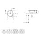 Villeroy & Boch Loop&Friends - Lavabo à encastrer, diamètre 330 mm, sans trop-plein, blanc alpin 4A510101 Villeroy & Boch Loop&Friends - Lavabo à encastrer, diamètre 330 mm, sans trop-plein, blanc alpin 4A510101
